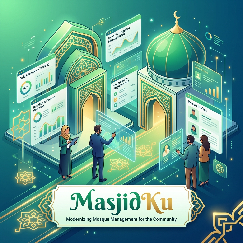 MasjidKu Software Interface Promo